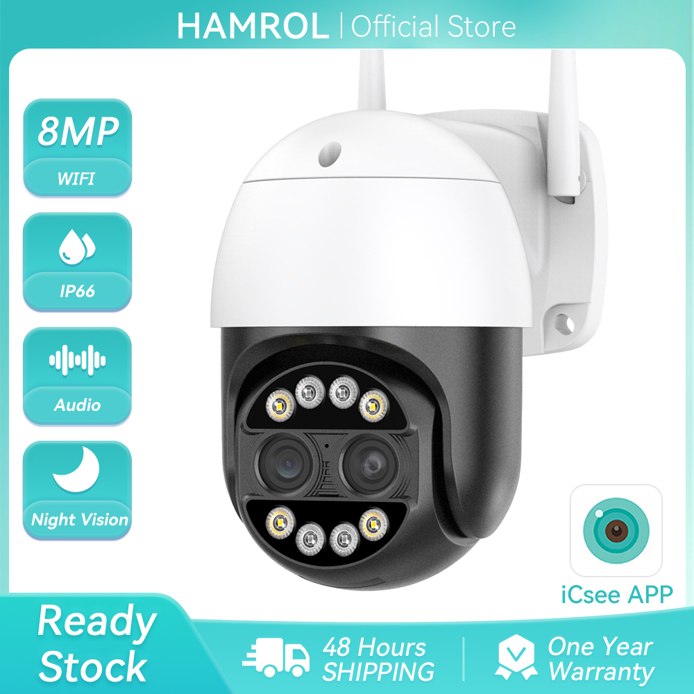 Smart Home Camera Ezviz - 8MP PTZ WIFI Camera Dual-Lens 8X