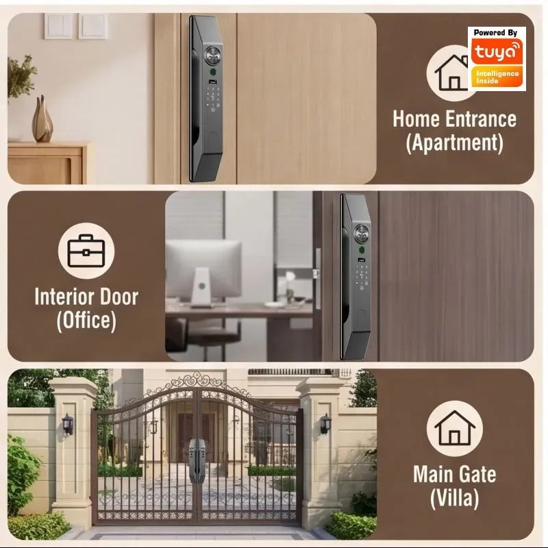 Multilingual Facial Recognitio - огляд і ціна Smart Home Door Lock