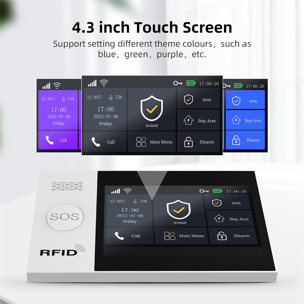 2.4G WIFI Smart GSM Alarm Syst - огляд і ціна Smart Home Wiser