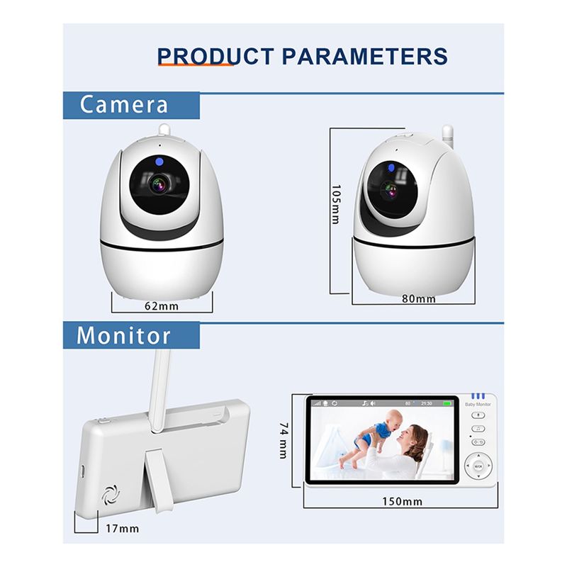 ABUL-Video Baby Monitor 2.4G 3 - огляд і ціна Smart Home Video