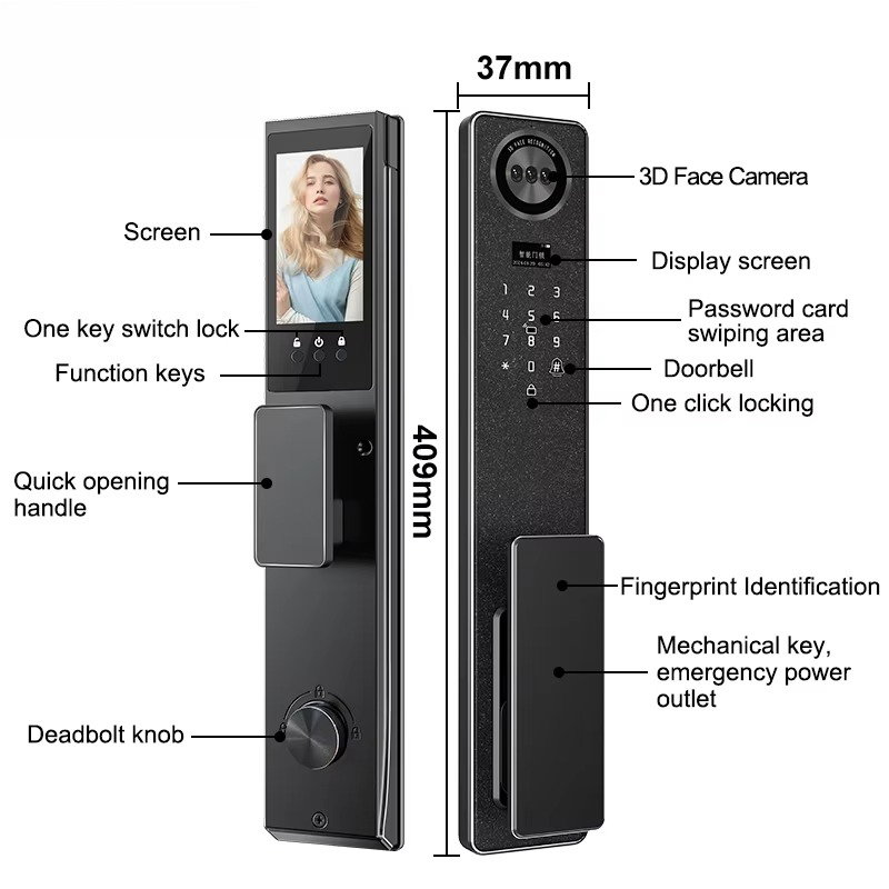 Tuya WiFi Smart Door Lock, Hom - огляд і ціна Smart Home Door Lock