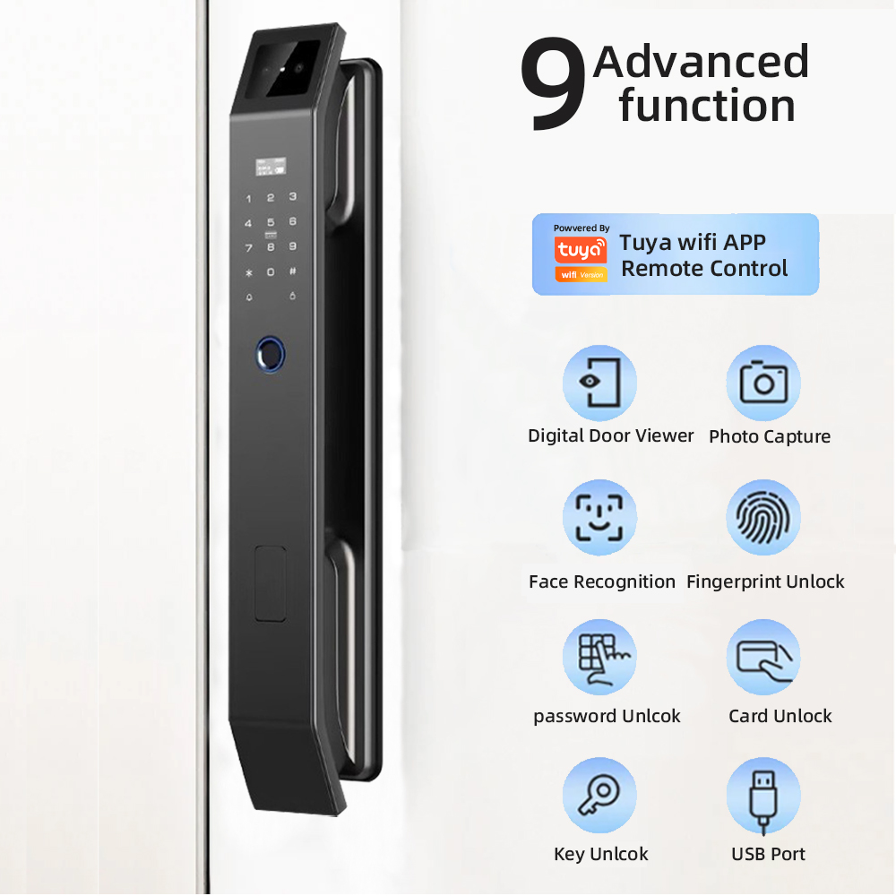 RAYKUBE DF14 Tuya WiFi 3D Face - огляд і ціна Smart Home Door Lock