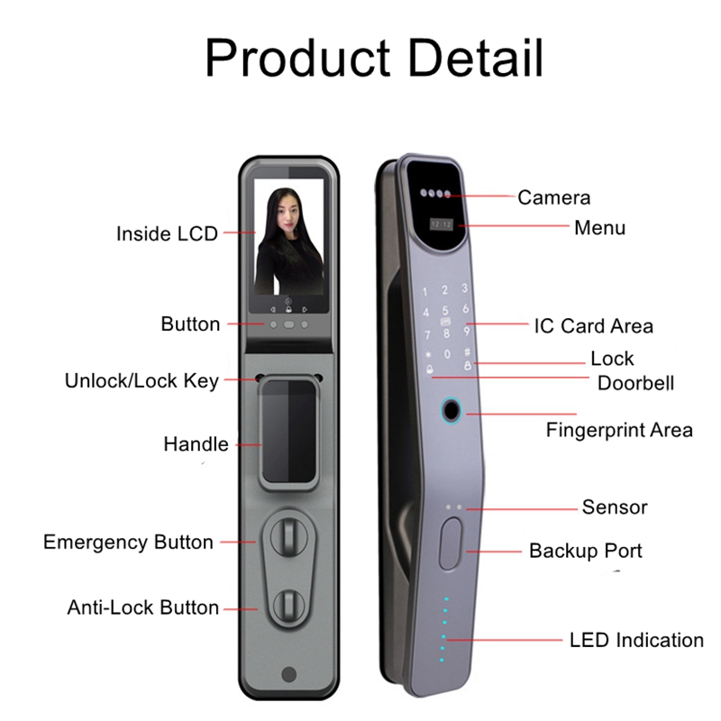 Tuya Wifi Electronic Fingerpri - огляд і ціна Smart Home Door Lock