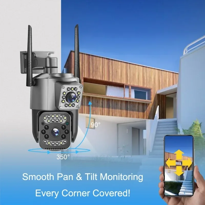 8MP WIFI IP Camera 4K PTZ Dual - огляд і ціна Smart Home Camera Ezviz