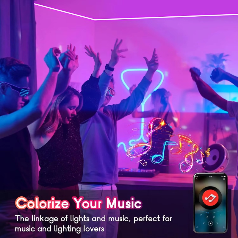Tuya Smart Life WiFi LED Neon  - огляд і ціна Smart Home Yellow