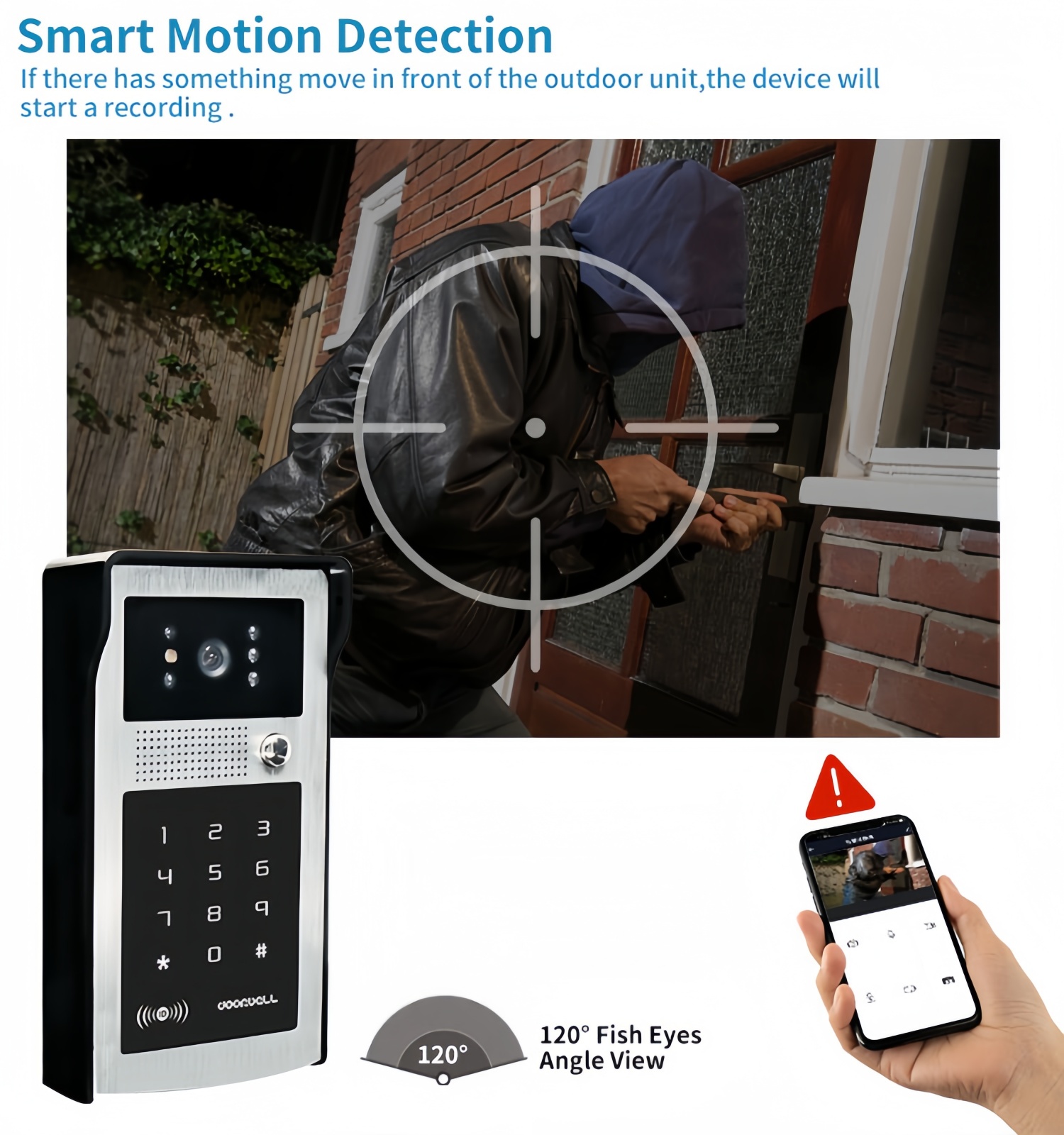 TUYA WIFI video intercom doorb - огляд і ціна Smart Home Video