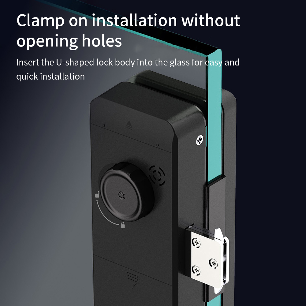 TTLOCK Smart Glass Lock Finger - огляд і ціна Smart Home Door Lock